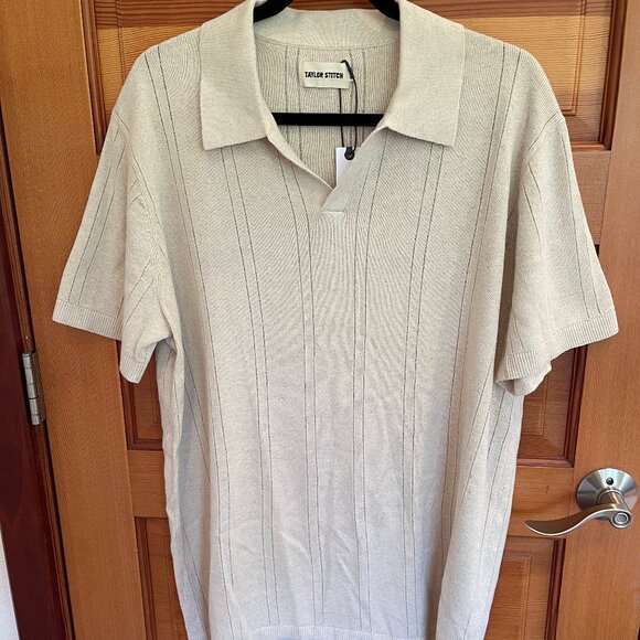 NWT - Men's Taylor Stitch Valencia Polo Sweater - Size 44 - Picture 1 of 12